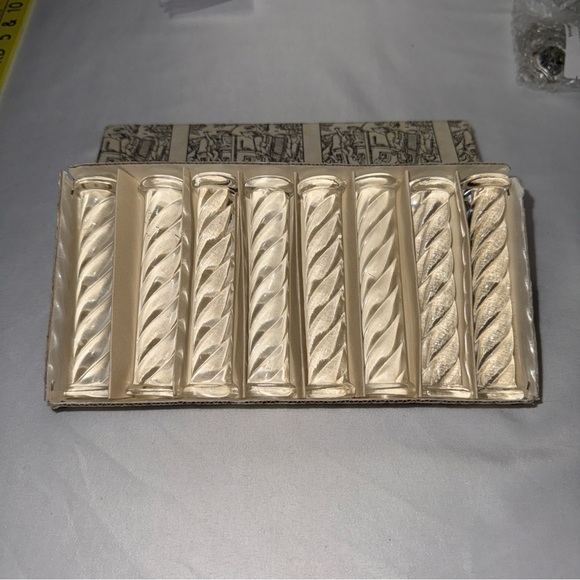 Vintage Kestarto 8PCS Knife Rests ~ Column Design ~ Hungary In Original Box - Picture 6 of 8